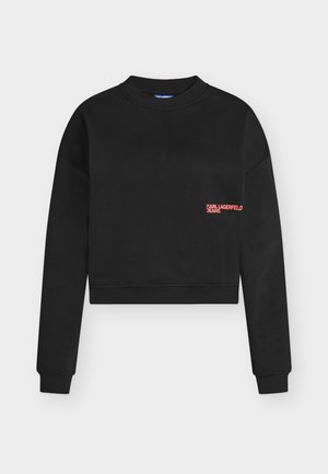Karl Lagerfeld Jeans, BOXY KARLISM SWEAT - Sweatshirt - black