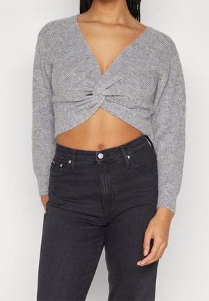 Trui - mottled grey