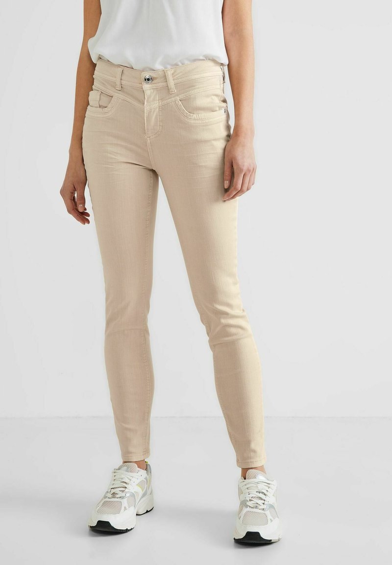 Street One - Jean slim - beige, Agrandir