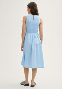 TOM TAILOR DENIM Dienas kleita - vertical blue white stripe