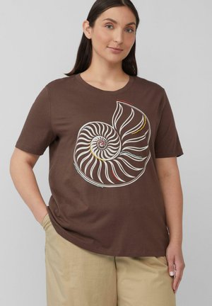 T-shirt print - mokka