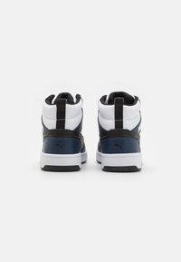 Puma REBOUND V6 MID JR  - Sneakers alte - white/black/club navy