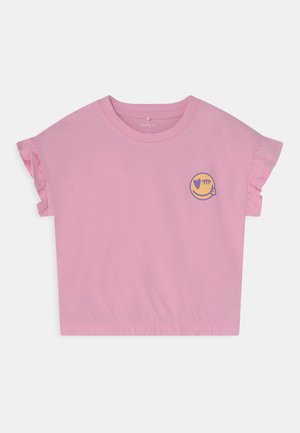NMFDANIELA BOXY TOP - T-shirt con stampa - lilac sachet
