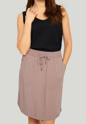 A-snit nederdel - light brown