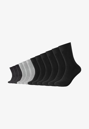 camano COMFORT CREW 12 PACK - Socks - black mix