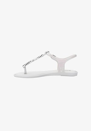 Melissa, SOLAR TWIST AD - Sandales tongs - white silver