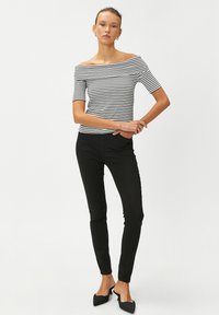 Koton HIGH WAIST CARMEN - Vaqueros slim fit - black