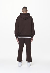 Pegador LOGO OVERSIZED JACKET - Mikina so zipsom - washed oak brown