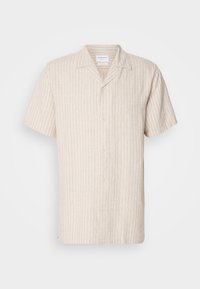 STRIPED SHIRT - Shirt - light stone