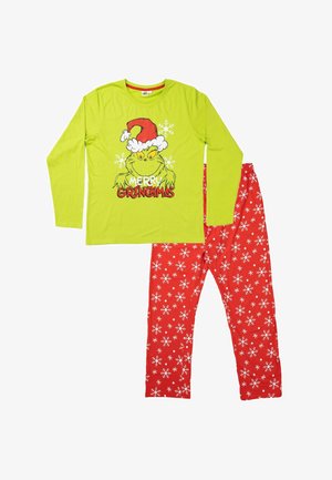 United Labels THE GRINCH SET LANGARM - Pigiama - grün rot