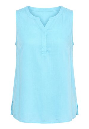 Angel of Style, BLUSENTOP, TUNIKA-AUSSCHNITT, GERUNDETER SAUM, ÄRMELLOS - Top - sky blue