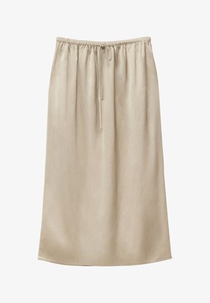 & OTHER STORIES, & OTHER STORIES DRAWSTRING MIDI SKIRT - Pliiatsseelik - beige