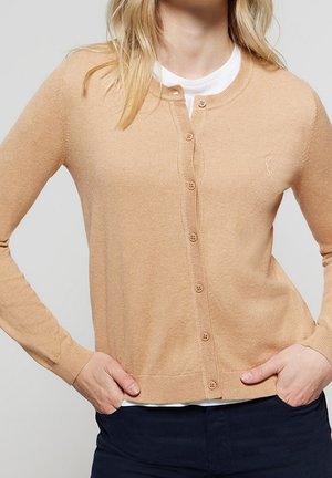 Strickjacke - beige