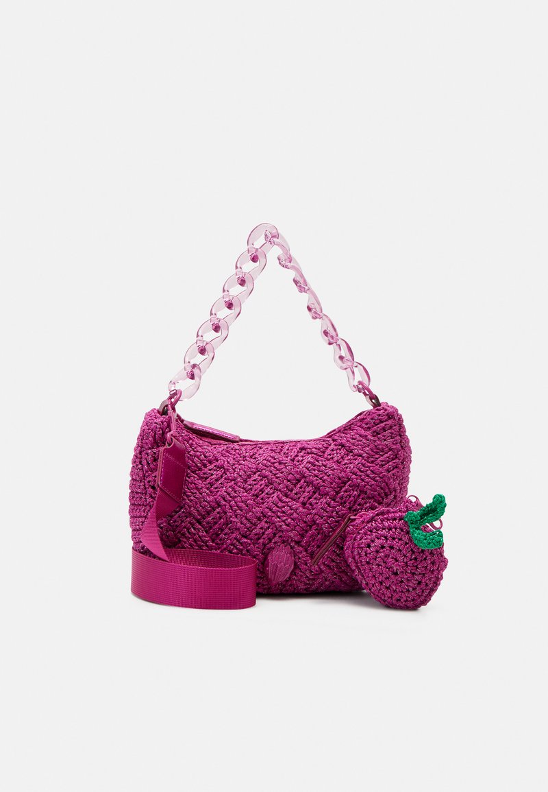 Kurt Geiger London CROCHET CROSSBODY SET Across body bag fuchsia