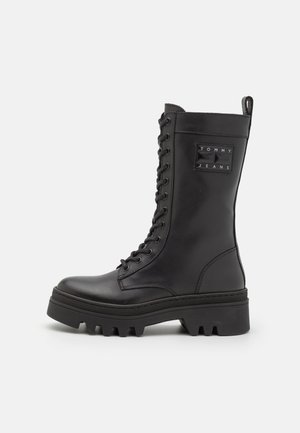 Tommy Jeans, Bottes à plateau - black