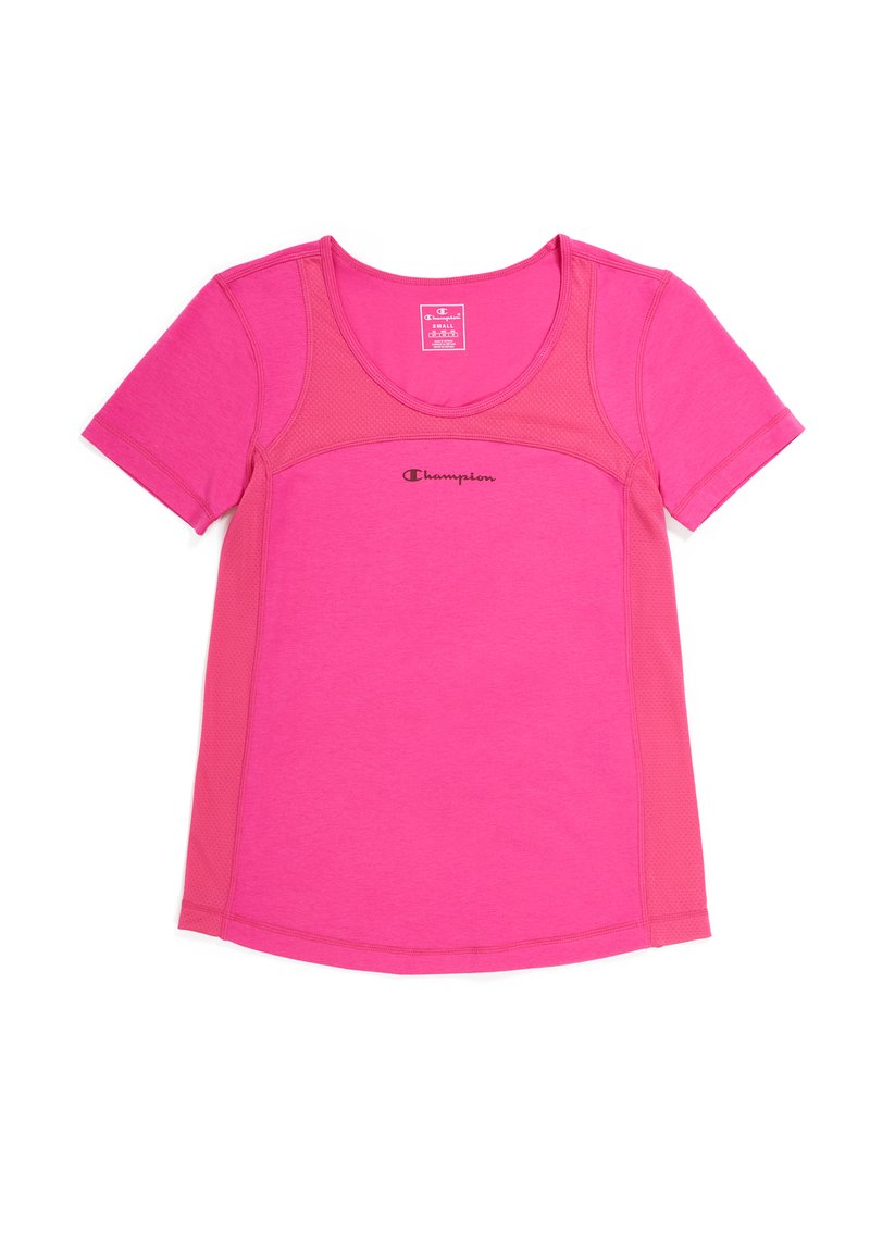 Champion T-shirt basic donkerroze