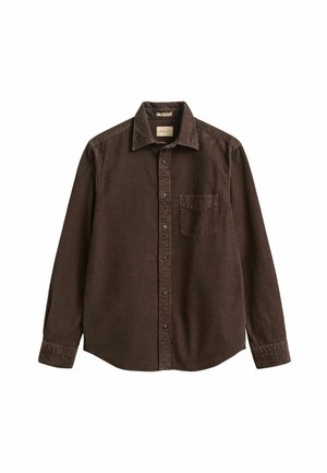 GANT, GANT CORDUROY SHIRT - Camicia - black brown