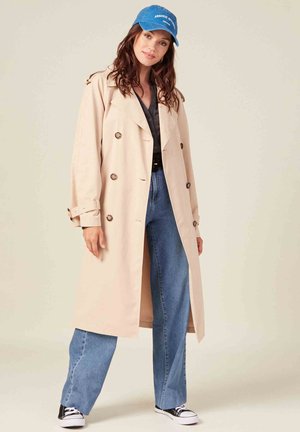 BONOBO Jeans GERADER LANGER WASSERABWEISENDER - Trenchcoat - beige
