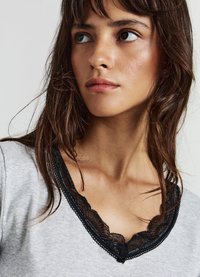 Calliope SET - Pigiama - grigio medio melange