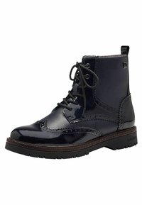 s.Oliver Botines con cordones - navy