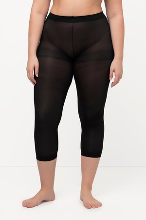 Ulla Popken, STRUMPF-CAPRI, 80 DEN, BLICKDICHT - Leggings - black