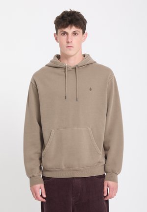 Volcom, HOODIE SINGLE STONE PW - Sweat à capuche - earth