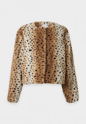 Noisy May, NMTOKYO O NECK SHORT - Veste d'hiver - brown