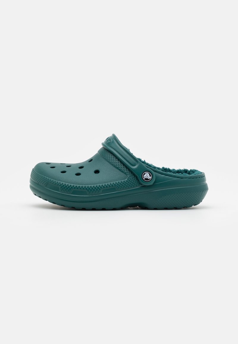 Crocs CLASSIC LINED - Tamancos - evergreen