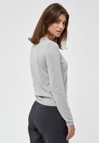 PEPPERCORN PCTANA - Vesta na kopčanje - light grey mel.