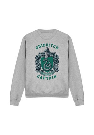 Cotton Soul, HARRY POTTER TEAM CAPTAIN SLYTHERIN - Sweatshirt - mottled light grey