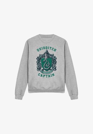 Cotton Soul, HARRY POTTER TEAM CAPTAIN SLYTHERIN - Sweatshirt - mottled light grey