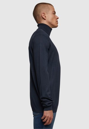 TURTLENECK  - Stickad tröja - navy