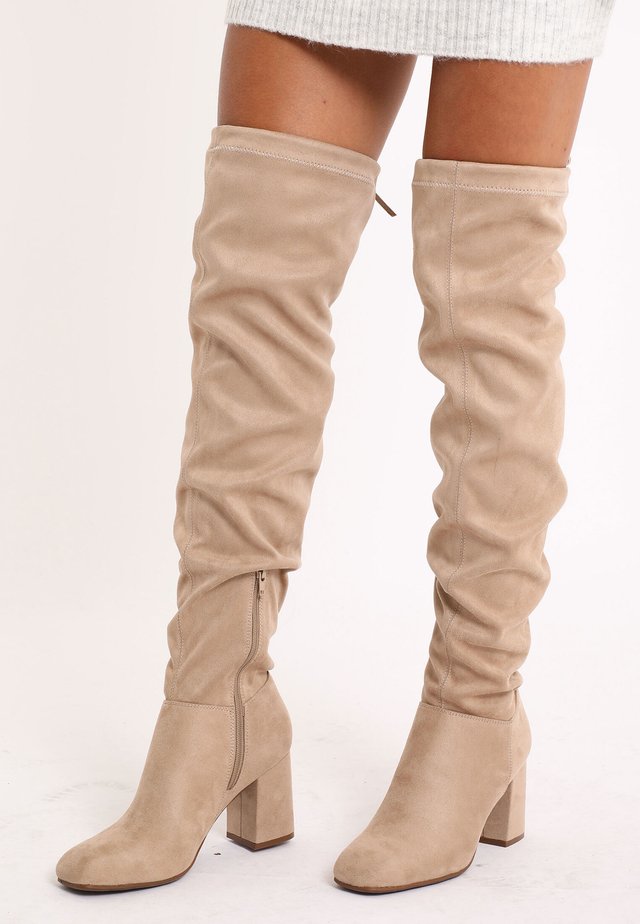 cuissarde beige femme
