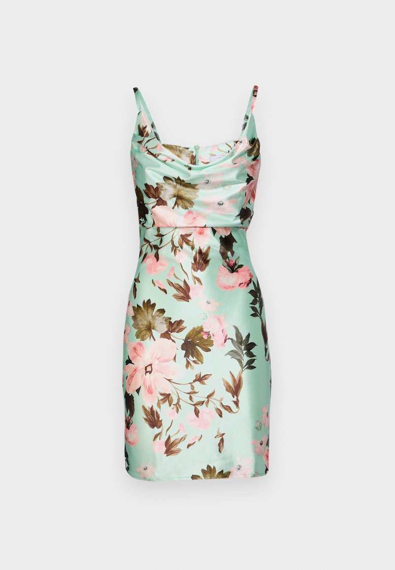 WAL G. Cocktailjurk mintgroen