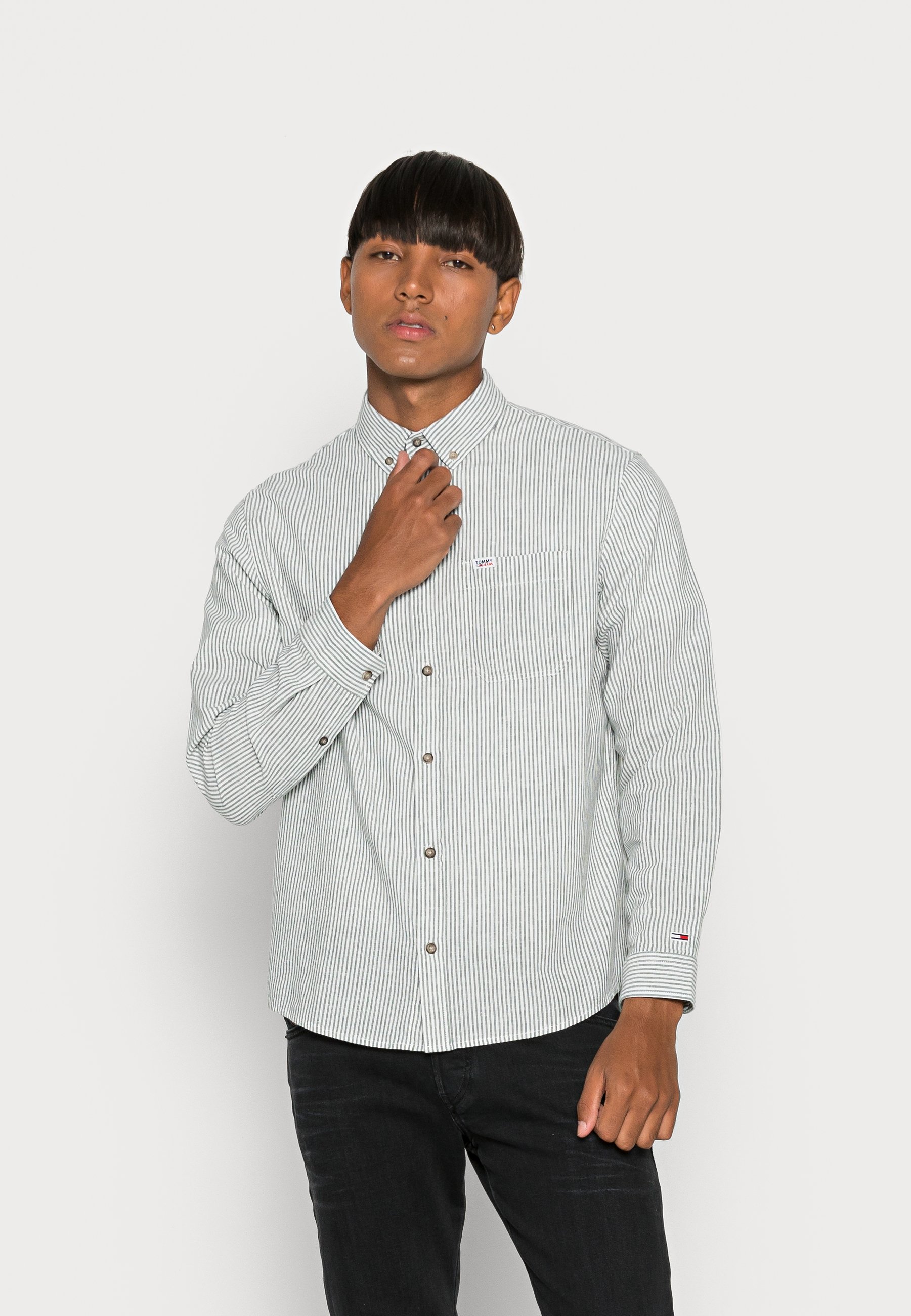 Tommy Jeans STRIPED BLEND SHIRT - Shirt 