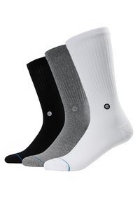 ICON 3 PACK - Ponožky - white/grey/black