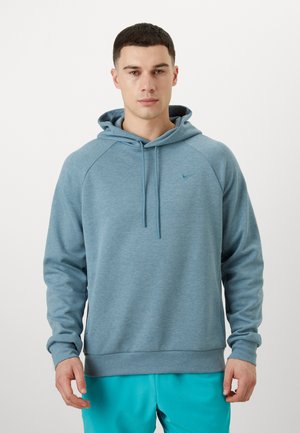 Nike Performance PRIMARY HOODIE - Felpa con cappuccio - smoky blue heather