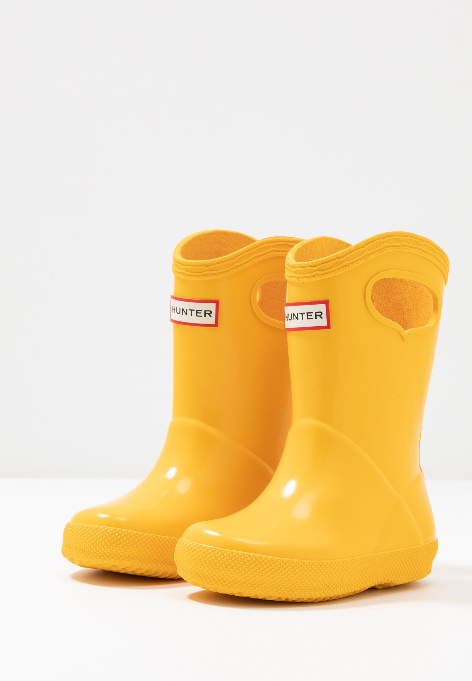 Hunter ORIGINAL KIDS FIRST CLASSIC PULL ON GLOSS Hunter Gummistøvler Kids First Classic Pull On Gul