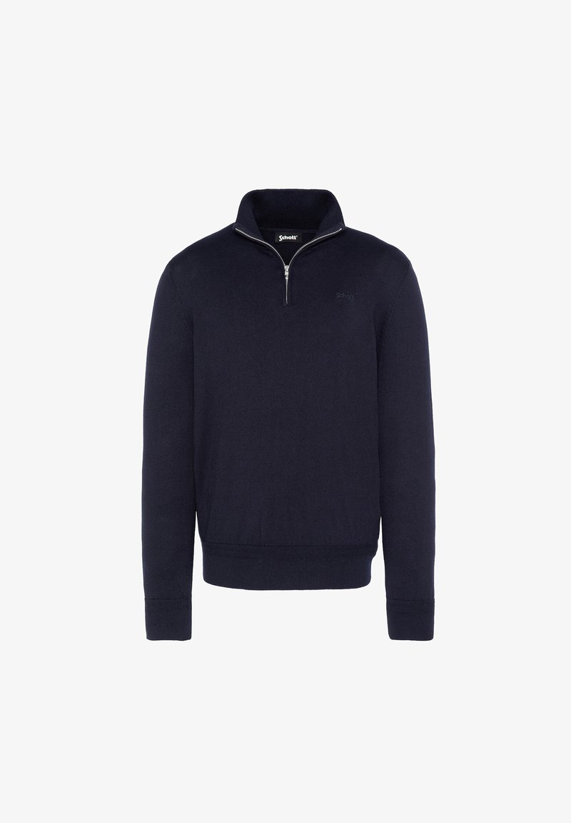 Schott Strickpullover - bleu marine