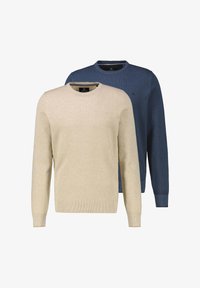 Non sélectionné, beige/blau