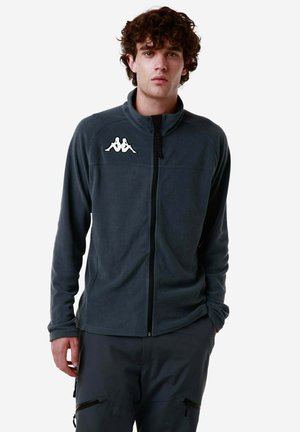 Giacca in pile - grey asphalt black