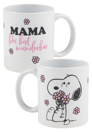THE PEANUTS TASSE MAMA DU BIST WUNDERBAR - Other accessories - weiß