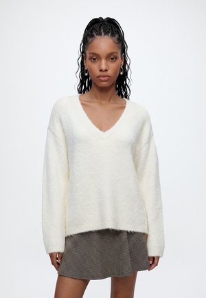 Vero Moda, VMBERRY V NECK - Pullover - birch