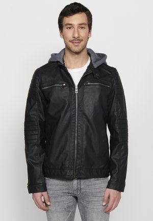 EFFECT - Kunstlederjacke - black