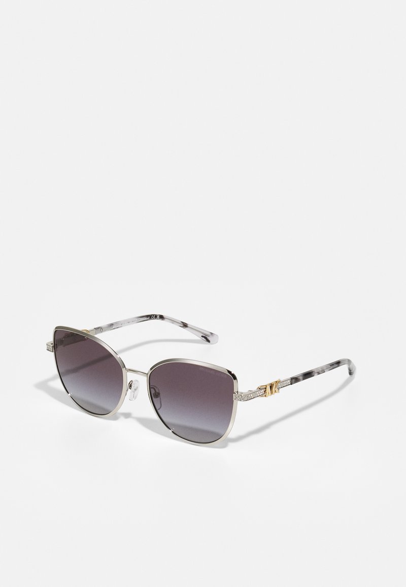 Michael Kors CATALONIA - Solbriller - shiny silver-coloured/navy gradient
