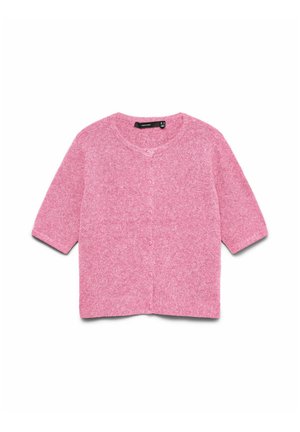 Vero Moda, VMDOFFY 2/4 O-NECK BUTTON CARDIGAN NOOS - Gilet - prism pink