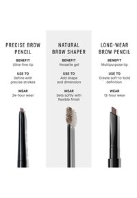 Bobbi Brown LONG WEAR BROW PENCIL REFILL - Augenbrauenstift - neutral brown​