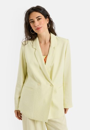 Grain de Malice, BLAZER OVERSIZE DOUBLE BOUTONNAGE - Blazer - jaune