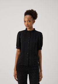 JDY - JDYRACHEL 2/4 SHIRT - Camicia - black Immagine in miniatura 1