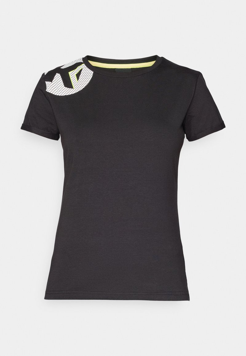 kempa T-shirt print zwart